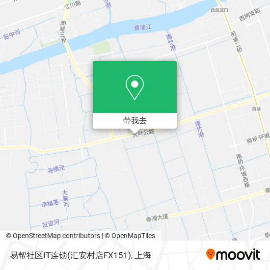 易帮社区IT连锁(汇安村店FX151)地图