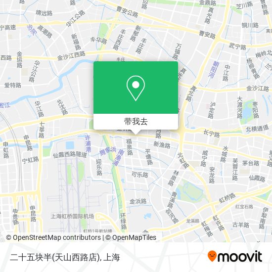 二十五块半(天山西路店)地图