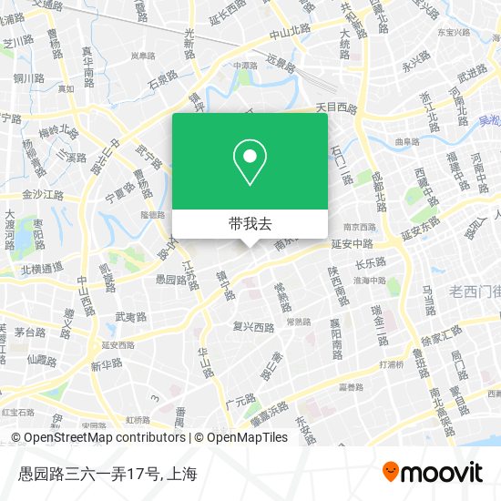 愚园路三六一弄17号地图