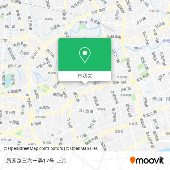 愚园路三六一弄17号地图