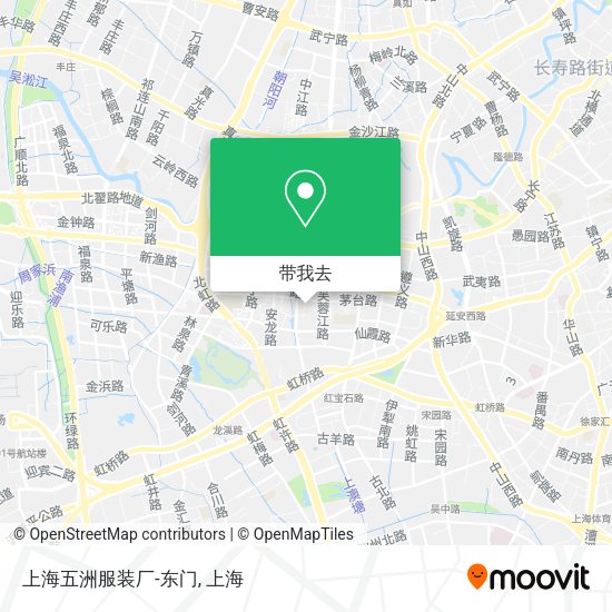 上海五洲服装厂-东门地图