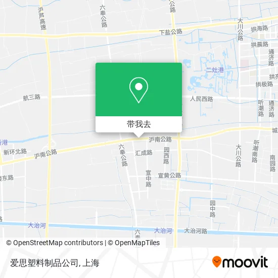 爱思塑料制品公司地图