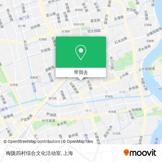 梅陇四村综合文化活动室地图