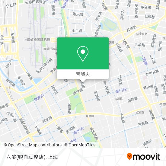 六爷(鸭血豆腐店)地图