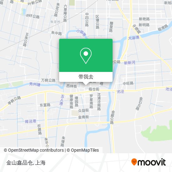 金山鑫品仓地图