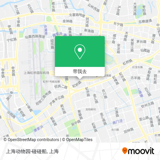 上海动物园-碰碰船地图