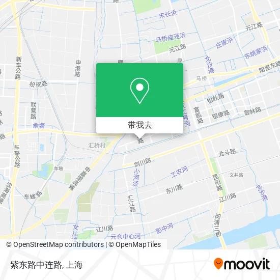 紫东路中连路地图
