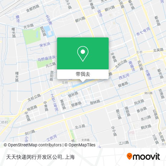 天天快递闵行开发区公司地图