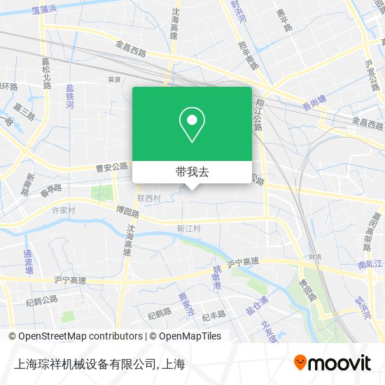 上海琮祥机械设备有限公司地图