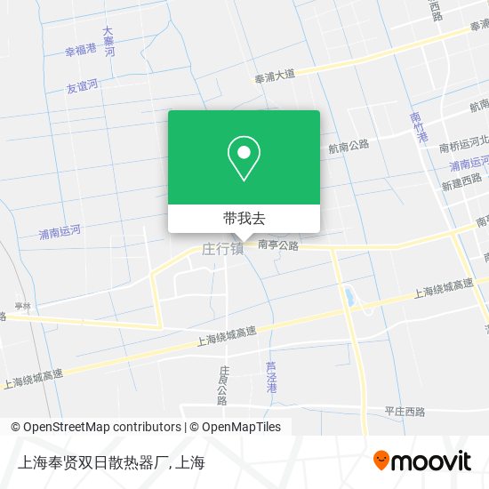 上海奉贤双日散热器厂地图
