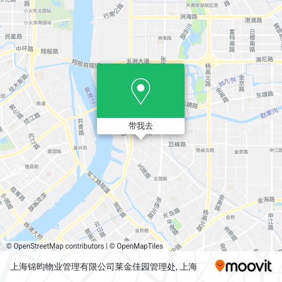 上海锦昀物业管理有限公司莱金佳园管理处地图