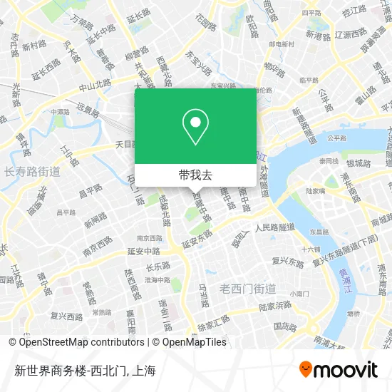 新世界商务楼-西北门地图