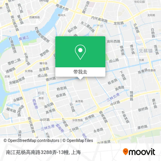 南江苑杨高南路3288弄-13幢地图