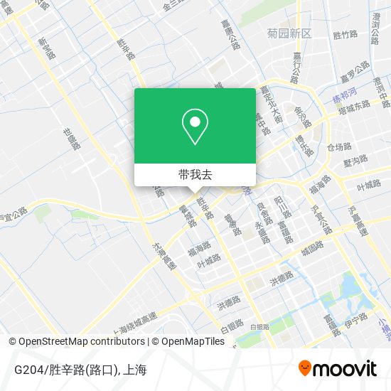 G204/胜辛路(路口)地图