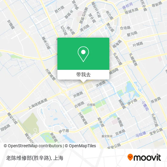 老陈维修部(胜辛路)地图