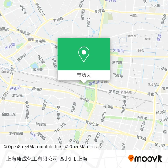 上海康成化工有限公司-西北门地图