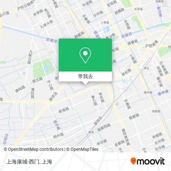 上海康城-西门地图