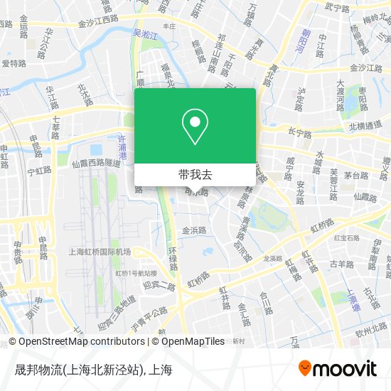 晟邦物流(上海北新泾站)地图