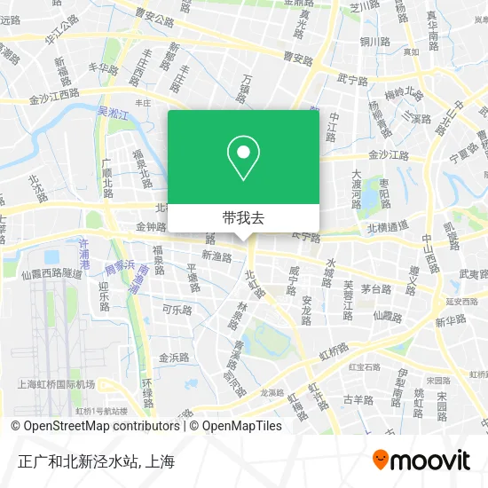 正广和北新泾水站地图