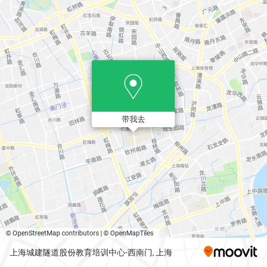 上海城建隧道股份教育培训中心-西南门地图