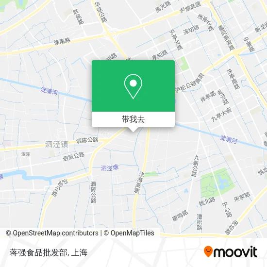 蒋强食品批发部地图