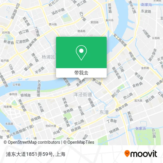 浦东大道1851弄59号地图