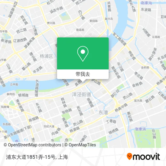 浦东大道1851弄-15号地图