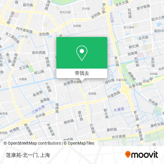 莲康苑-北一门地图