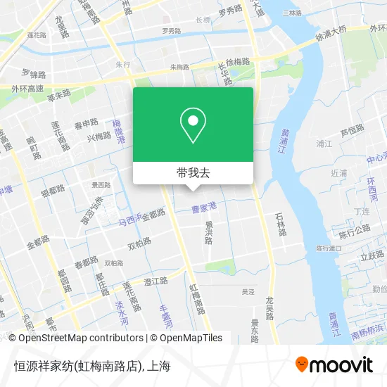 恒源祥家纺(虹梅南路店)地图