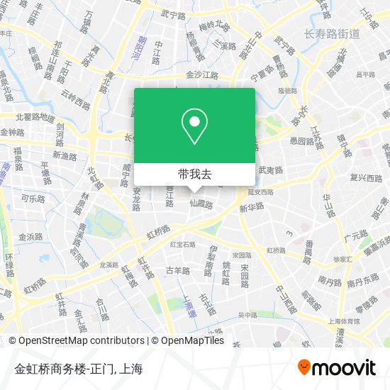 金虹桥商务楼-正门地图
