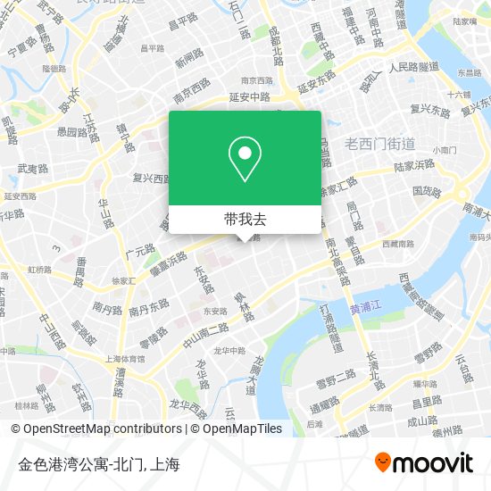 金色港湾公寓-北门地图