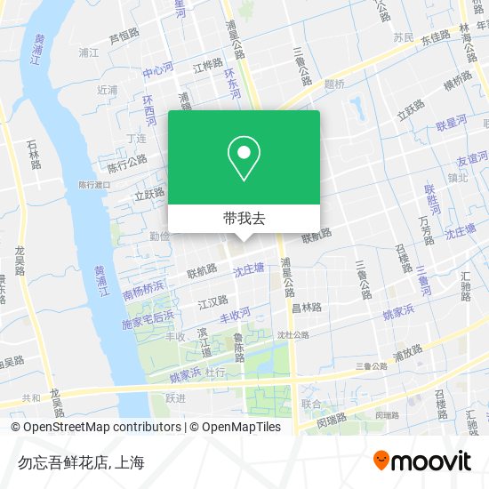 勿忘吾鲜花店地图