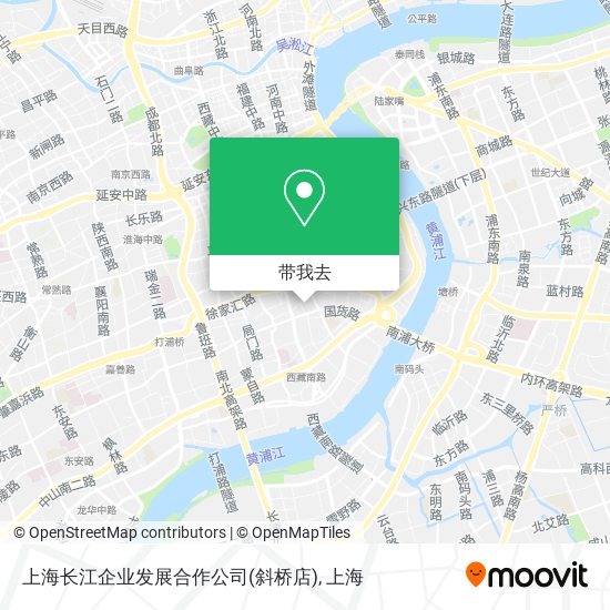 上海长江企业发展合作公司(斜桥店)地图