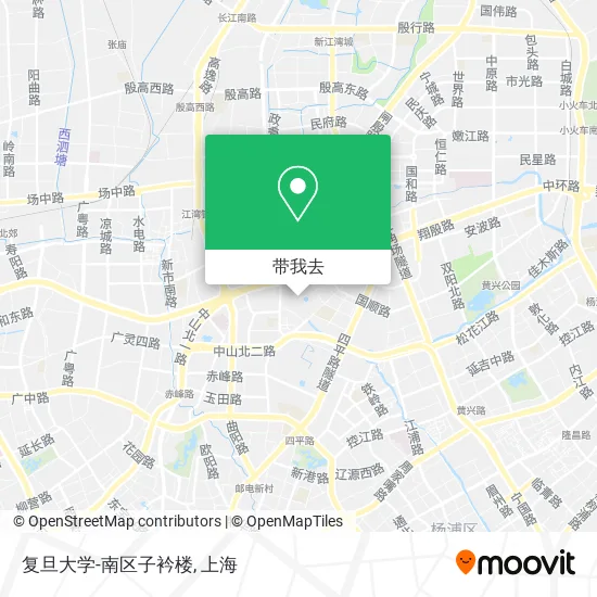 复旦大学-南区子衿楼地图