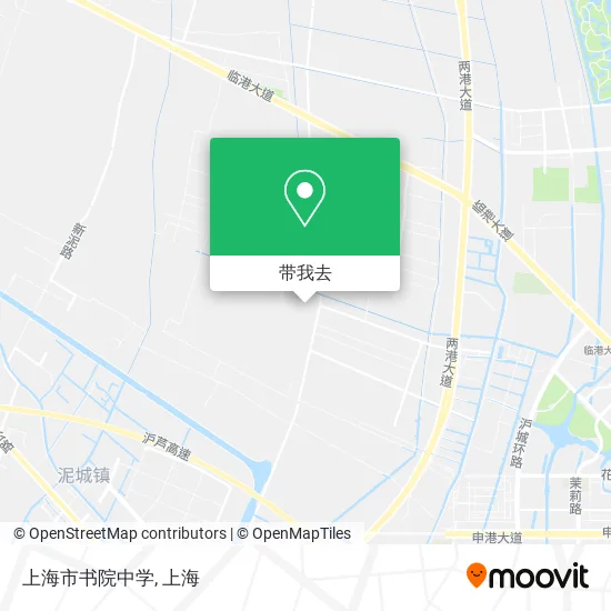上海市书院中学地图