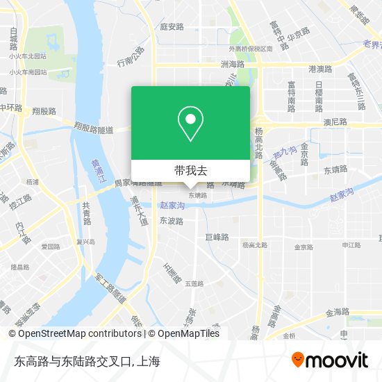 东高路与东陆路交叉口地图