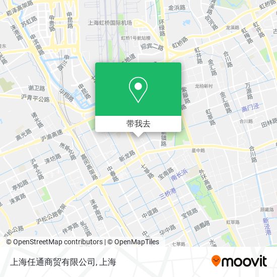 上海任通商贸有限公司地图