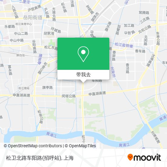 松卫北路车阳路(招呼站)地图