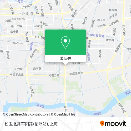松卫北路车阳路(招呼站)地图