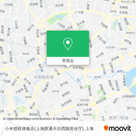 小米授权体验店(上海联通天目西路营业厅)地图
