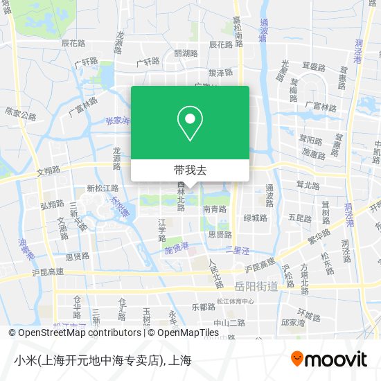 小米(上海开元地中海专卖店)地图