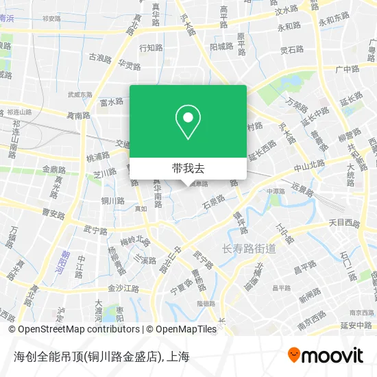 海创全能吊顶(铜川路金盛店)地图