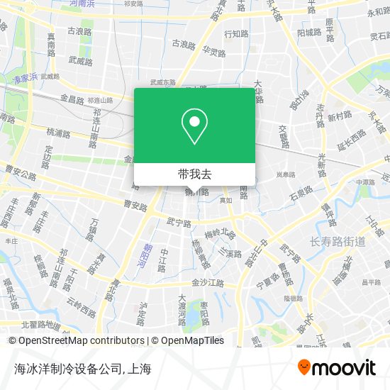 海冰洋制冷设备公司地图