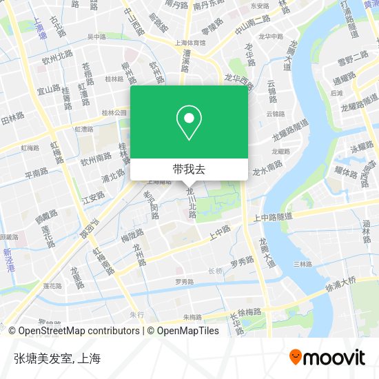 张塘美发室地图