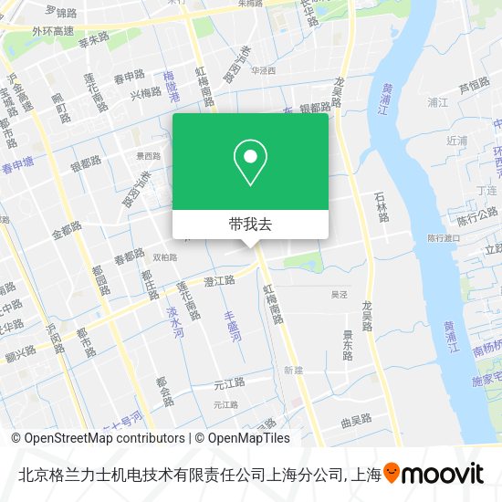 北京格兰力士机电技术有限责任公司上海分公司地图