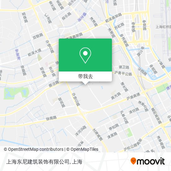 上海东尼建筑装饰有限公司地图