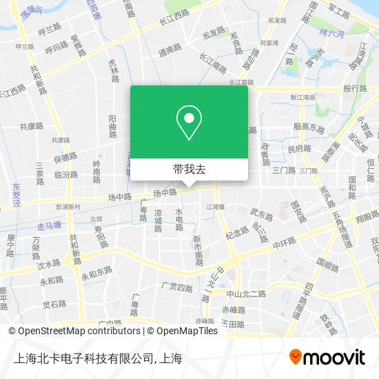 上海北卡电子科技有限公司地图