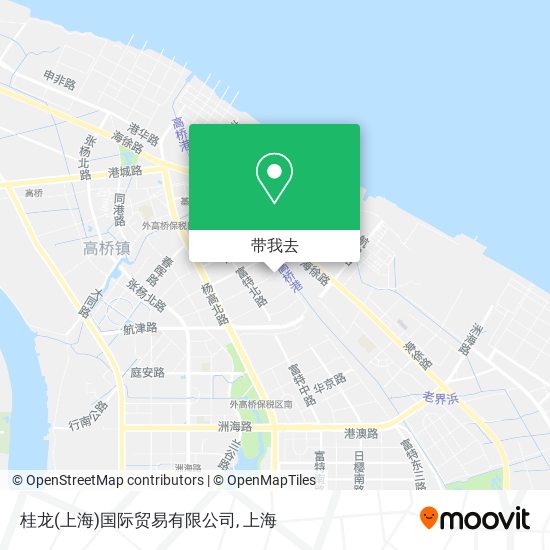 桂龙(上海)国际贸易有限公司地图