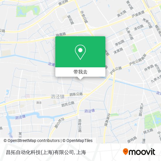 昌拓自动化科技(上海)有限公司地图