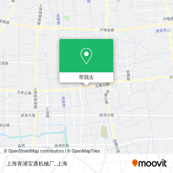上海青浦宝通机械厂地图